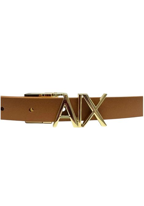Cintura reversibile con logo dorato ARMANI EXCHANGE | Cinture | XW002127 AF17157M6062